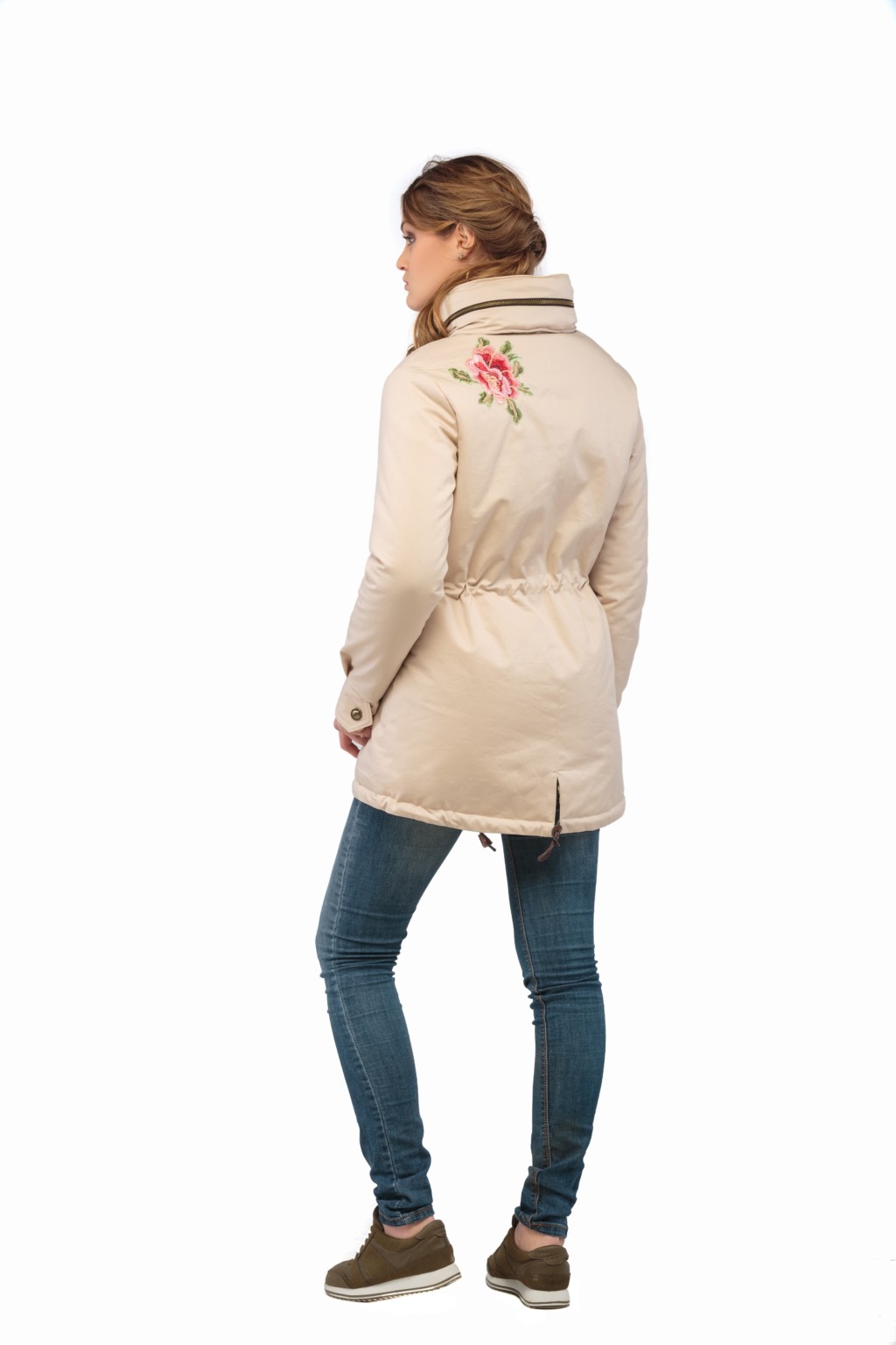 Демисезонная парка Mila Nova П-1в молоко — изображение 4