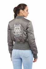 Демисезонная куртка Mila Nova КВ-13 серый — изображение 2