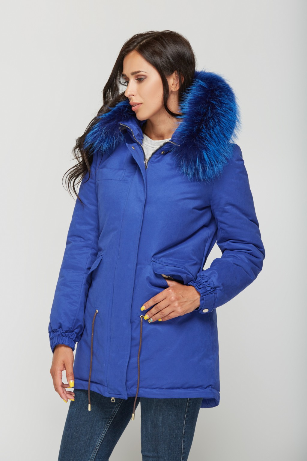 Зимняя парка Mila Nova П-32 электрик — изображение 2