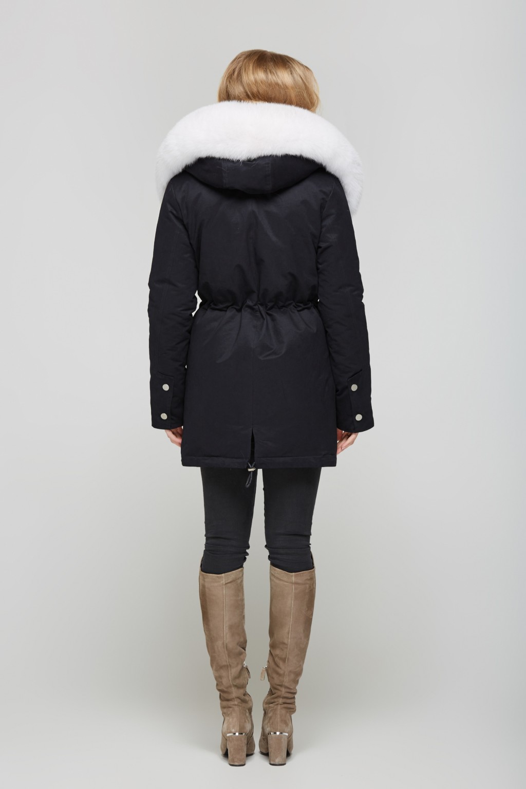 Зимняя парка Mila Nova П-28 черный — изображение 4