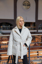 Демісезонна куртка Mila Nova К-168 молоко