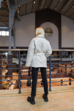 Демісезонна куртка Mila Nova К-168 молоко - Зображення 2