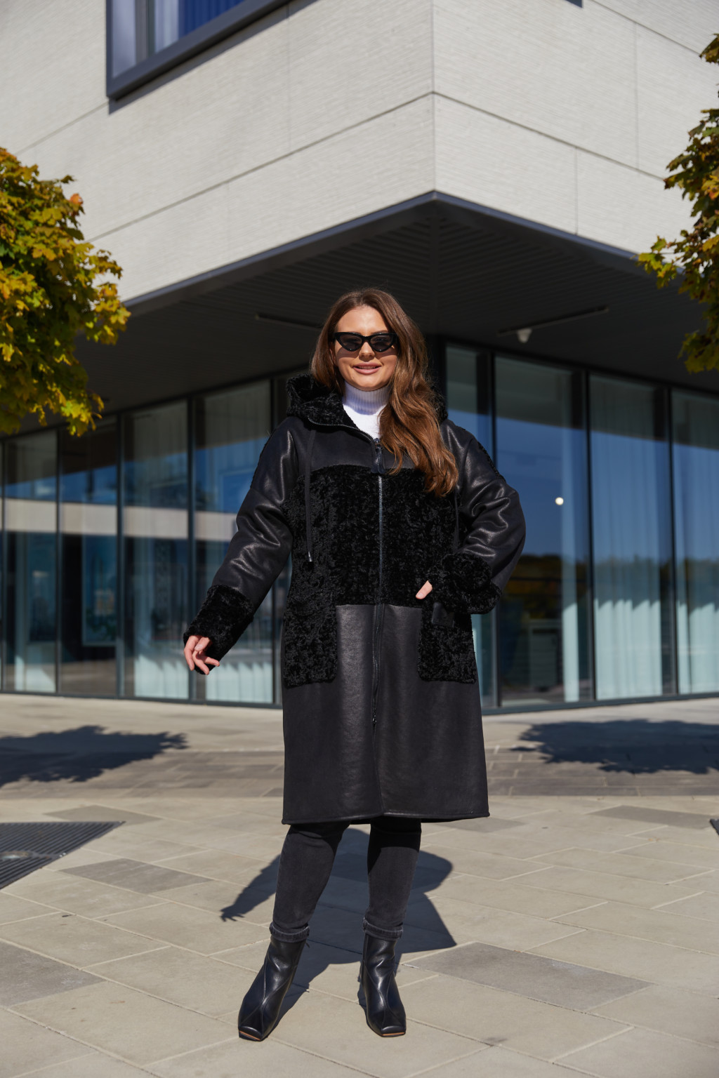 Дубленка Д-187 черный — изображение 6