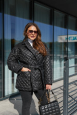 Демисезонная куртка Mila Nova К-168 черный