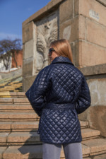 Демісезонна Куртка Mila Nova К-201 синя - Зображення 3