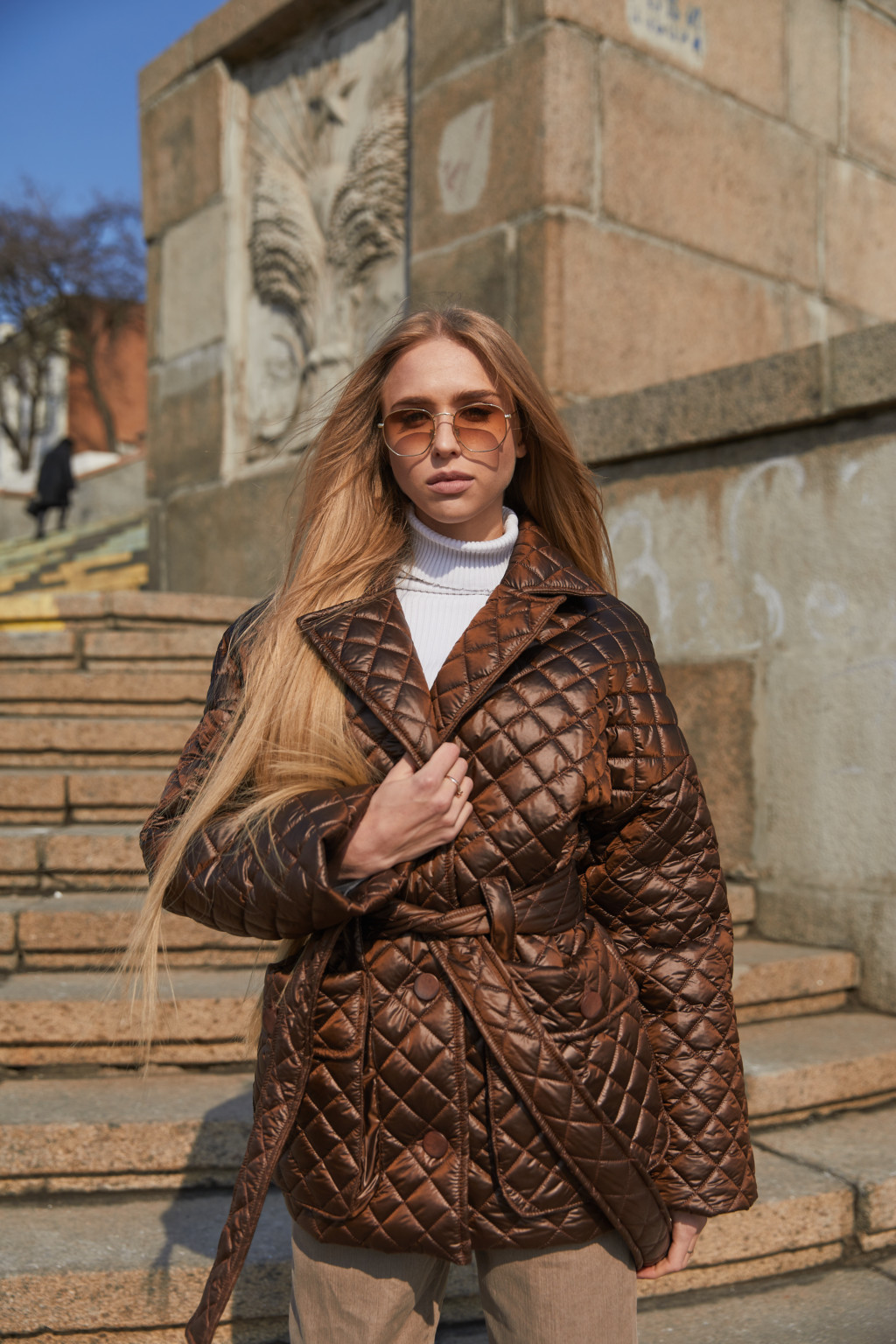 Демисезонная Куртка Mila Nova К-201 шоколад — изображение 1