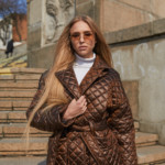 Демисезонная Куртка Mila Nova К-201 шоколад