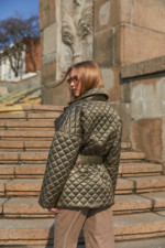 Демисезонная Куртка Mila Nova К-201 хаки — изображение 2