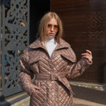 Демисезонная куртка Mila Nova К-191 капучино