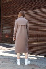 Демисезонное пальто Mila Nova ПВ-93 капучино — изображение 6