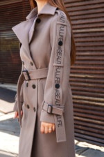 Демисезонное пальто Mila Nova ПВ-93 капучино — изображение 8