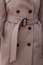 Демисезонное пальто Mila Nova ПВ-93 капучино — изображение 7