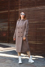 Демисезонное пальто Mila Nova ПВ-93 капучино — изображение 2