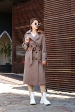 Демисезонное пальто Mila Nova ПВ-93 капучино