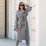 Демисезонное пальто Mila Nova ПВ-93 серое