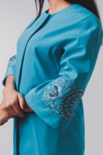 Демисезонный Плащ Mila Nova А-12пл голубой — изображение 2