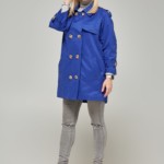 Демисезонный плащ Mila Nova Q-27 электрик