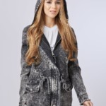 Джинсовая куртка Mila Nova Q-14 светло-серый