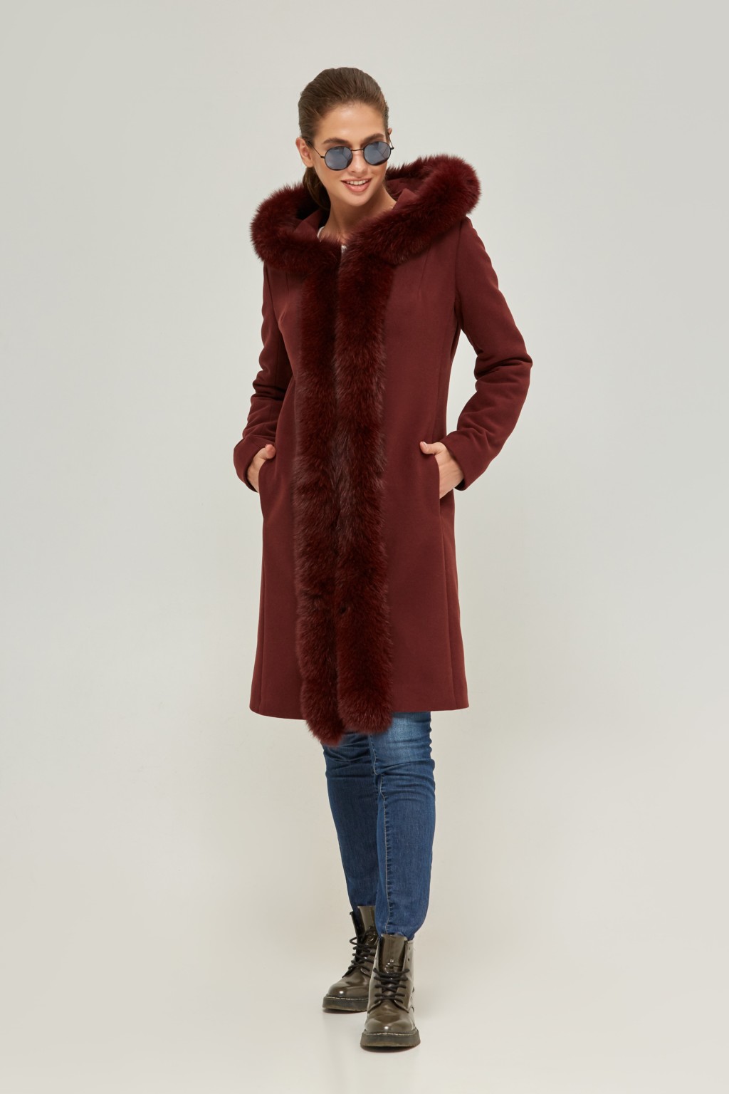 Зимняя парка Mila Nova ПВ-71 бордо — изображение 2