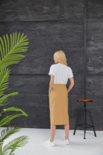 Летняя юбка Mila Nova J-5 кемел — изображение 2