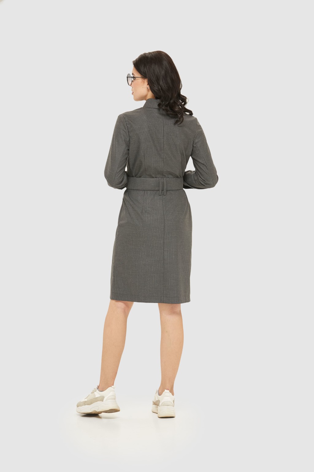 Летнее платье Mila Nova J-11 темно-серое — изображение 2