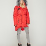 Зимняя парка Mila Nova К-7 красный
