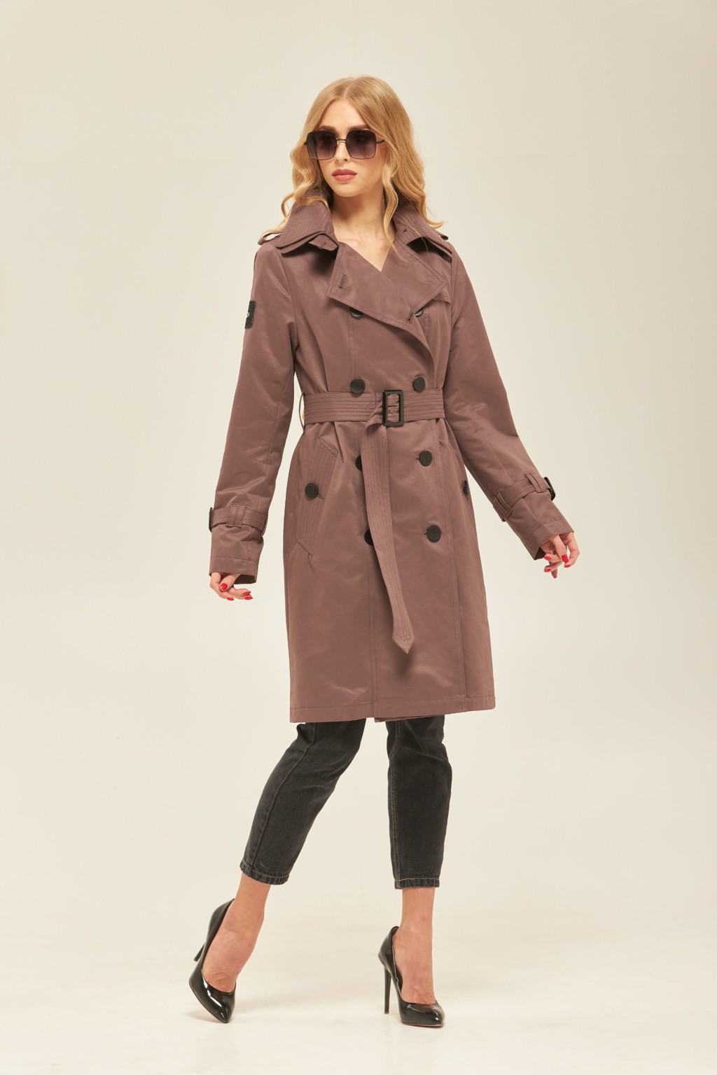 Демисезонный тренч Mila Nova ПВ-162 фреза — изображение 1