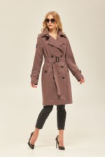 Демисезонный тренч Mila Nova ПВ-162 фреза