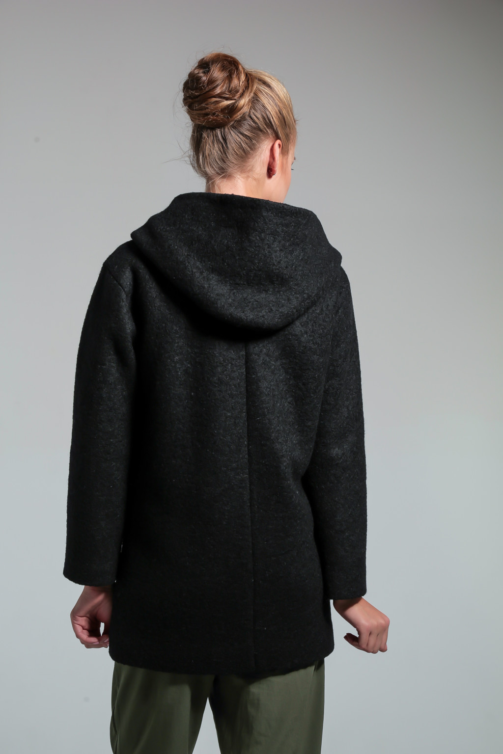 Демисезонное пальто Mila Nova З-26 черный — изображение 3