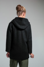 Демисезонное пальто Mila Nova З-26 черный — изображение 3