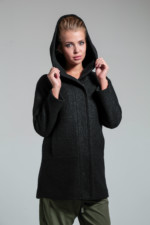 Демисезонное пальто Mila Nova З-26 черный — изображение 2