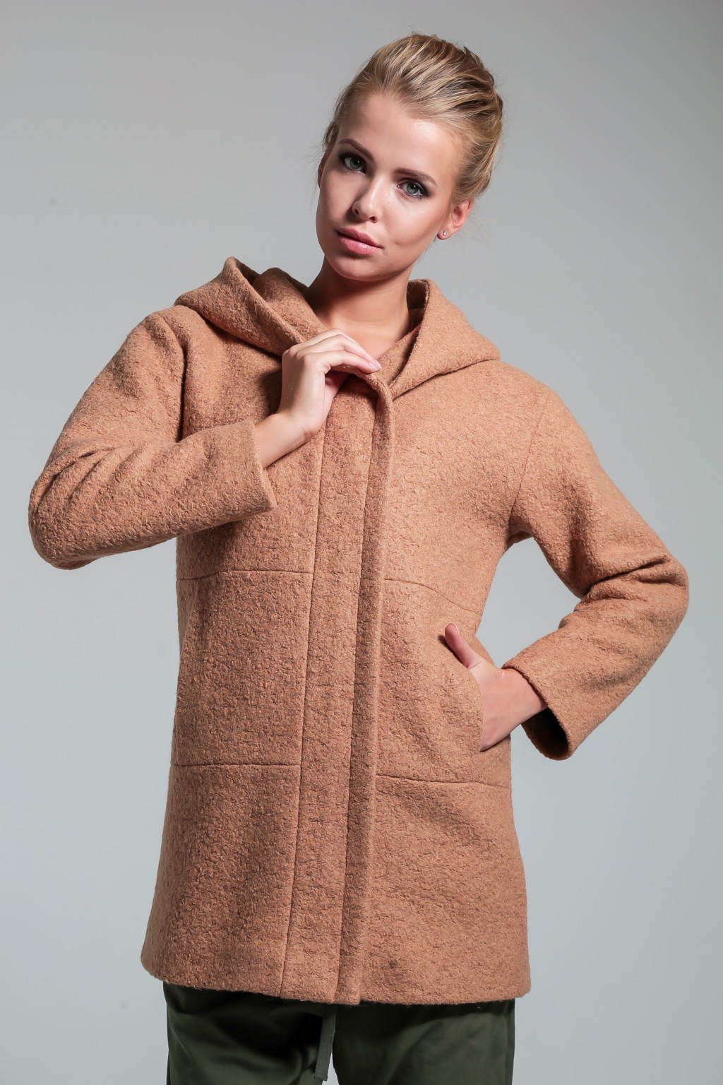 Демисезонное пальто Mila Nova З-26 бежевый — изображение 2