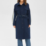 Демисезонное пальто Mila Nova ПВ-244 синий