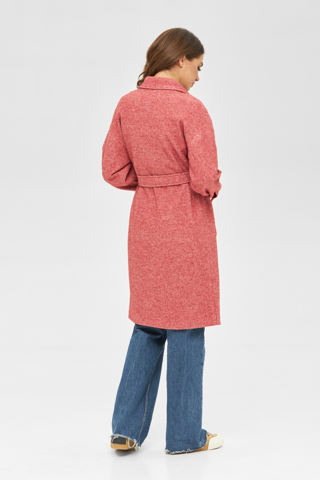 Демисезонное пальто Mila Nova ПВ-251 красный — изображение 2