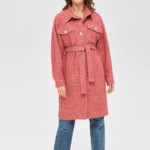 Демісезонне пальто Mila Nova ПВ-251 червоний