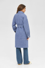 Демисезонное пальто Mila Nova ПВ-251 синий — изображение 2