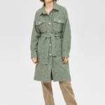 Демисезонное пальто Mila Nova ПВ-251 хаки