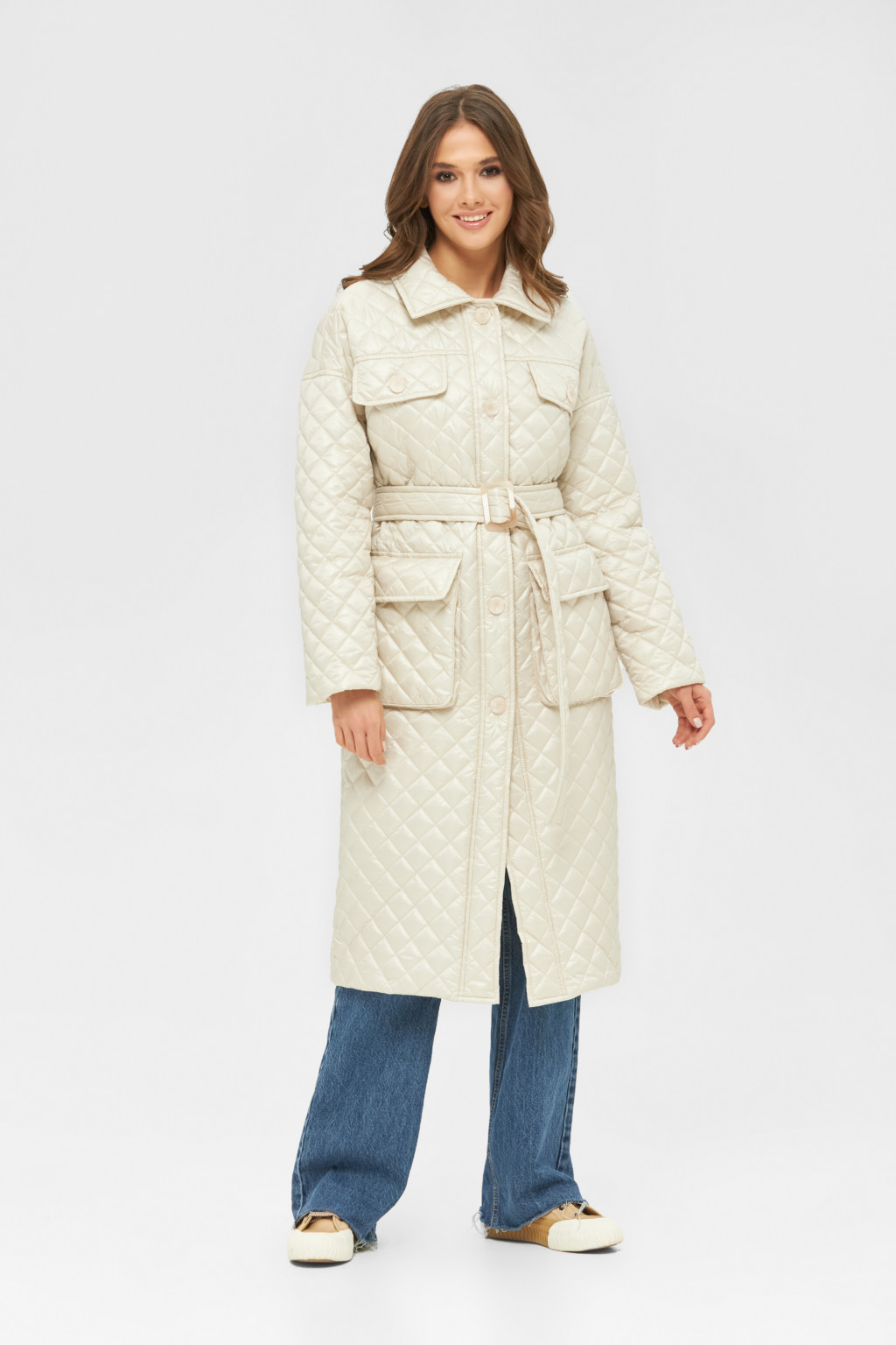 Демисезонный плащ Mila Nova ПВ-237 молоко — изображение 1