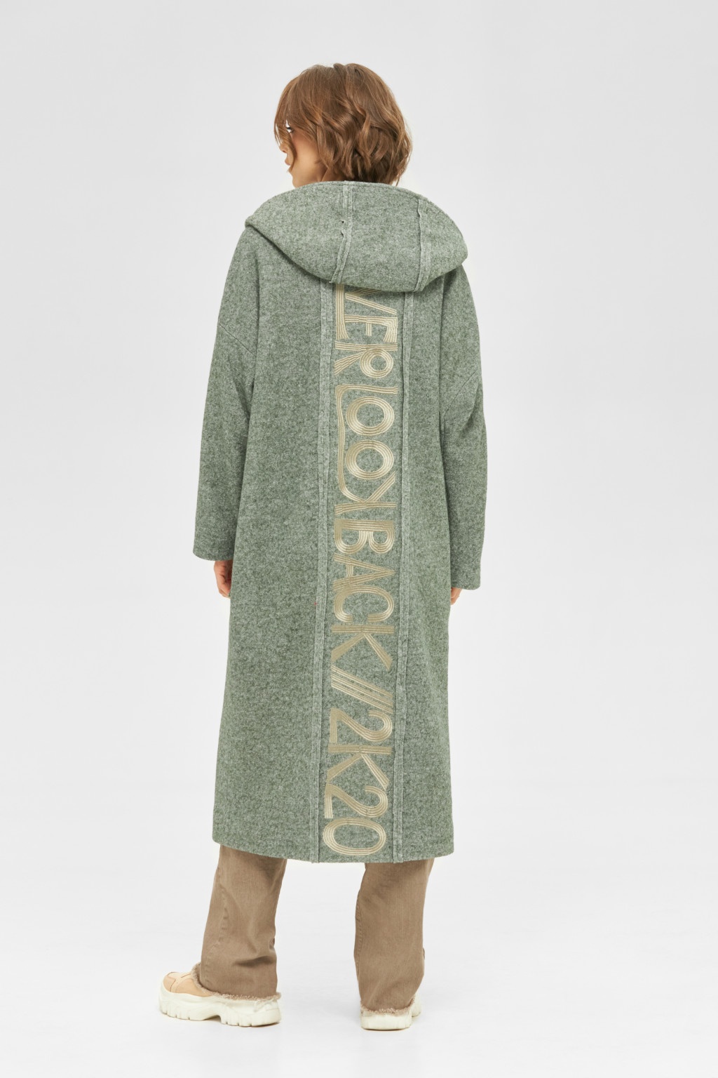 Демисезонное пальто Mila Nova ПВ-239 хаки — изображение 3