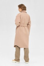 Демисезонное пальто Mila Nova ПВ-246 топлёное молоко — изображение 2