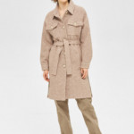 Демисезонное пальто Mila Nova ПВ-251 бежевый