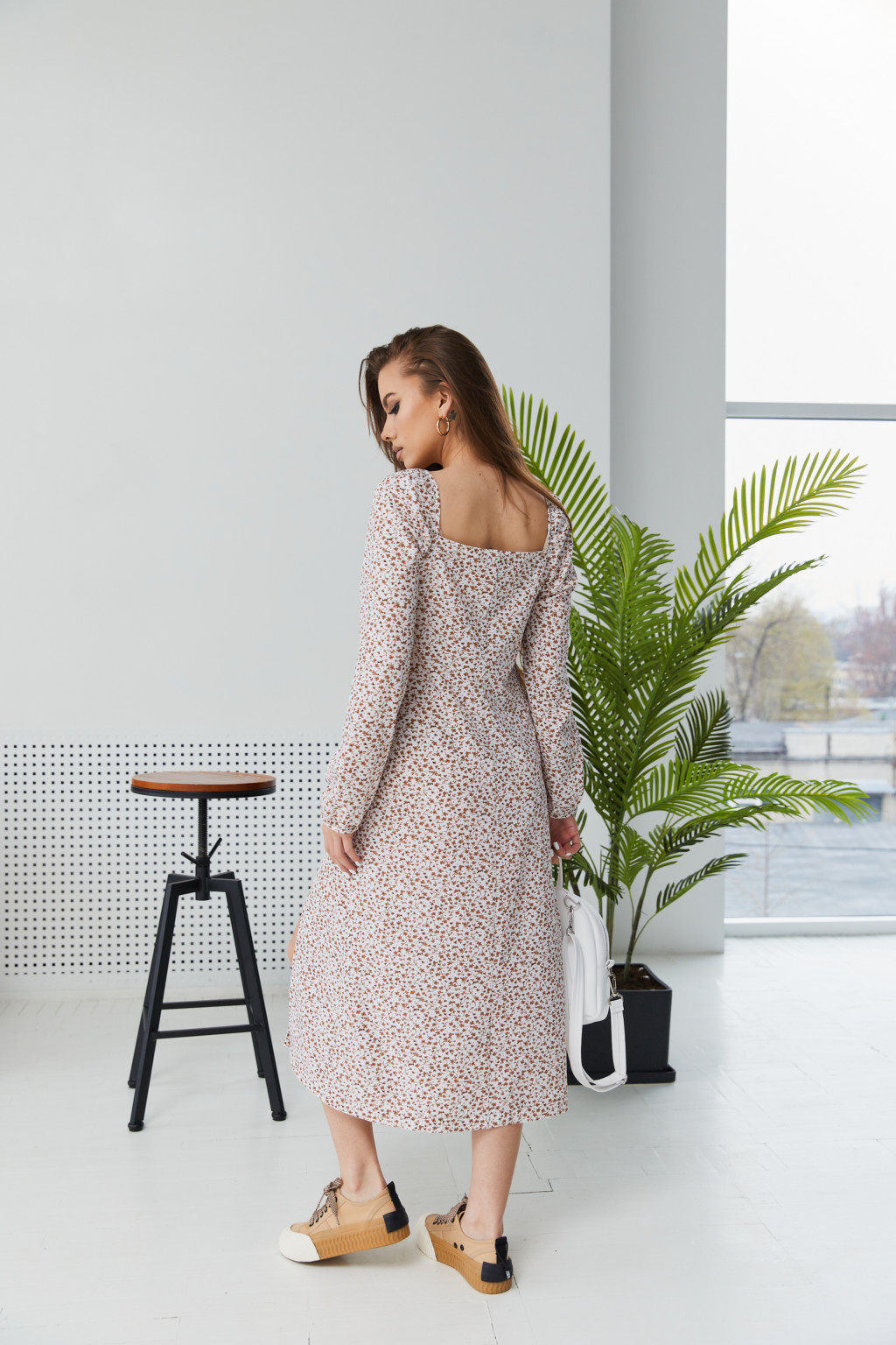 Летнее платье Mila Nova Ф-135 молоко — изображение 3