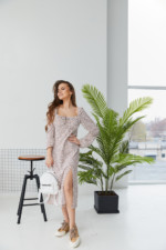 Летнее платье Mila Nova Ф-135 молоко