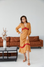 Літня сукня Mila Nova Ф-123 жовте