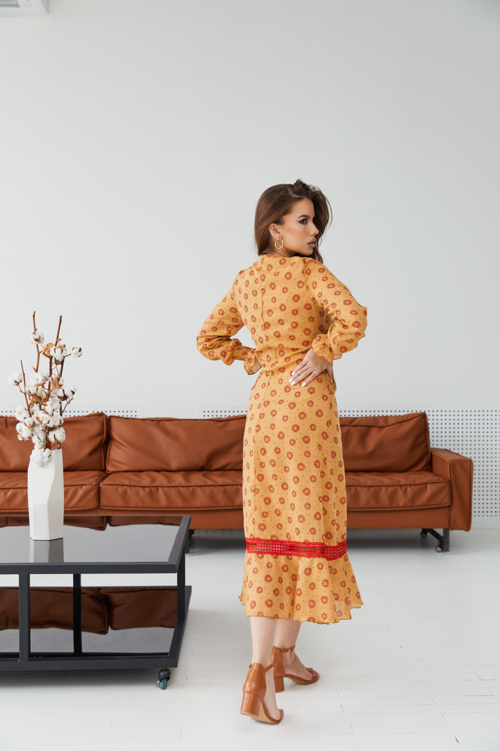 Літня сукня Mila Nova Ф-123 жовте - Зображення 2