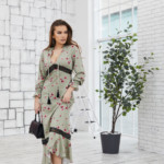 Летнее платье Mila Nova Ф-123 фисташка