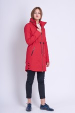 Демисезонная парка Mila Nova С-43др красный — изображение 2