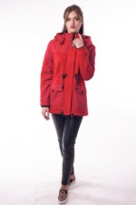 Демісезонна парка Mila Nova С-34 червоний - Зображення 5
