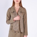 Демисезонный тренч Mila Nova С-68 хаки