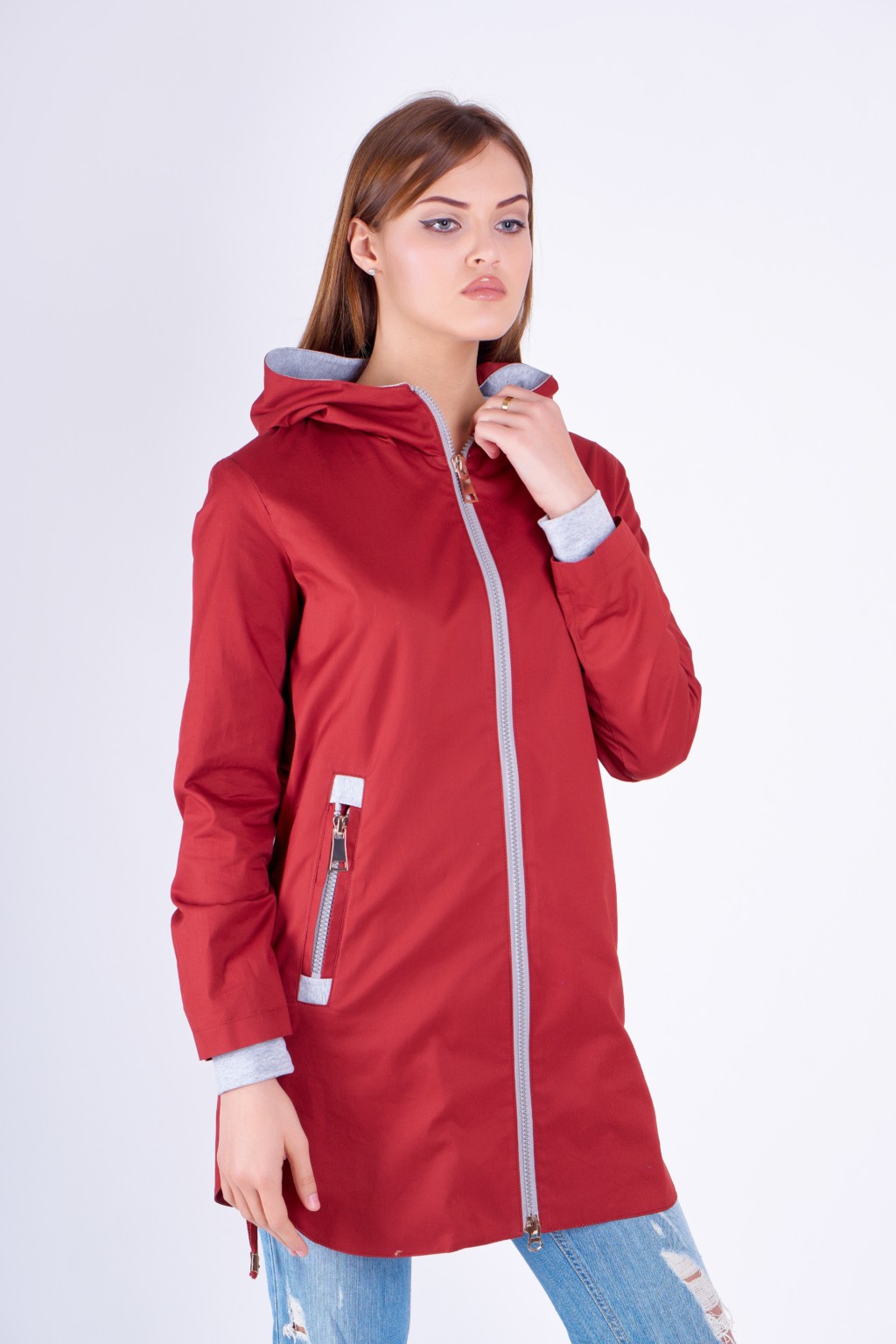 Демисезонный плащ Mila Nova С-67 терракот — изображение 1